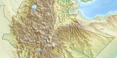 Քարտեզ Եթովպացի mountains