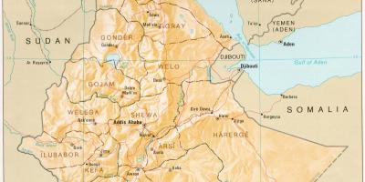 Հին Эфиоп քարտեզի վրա